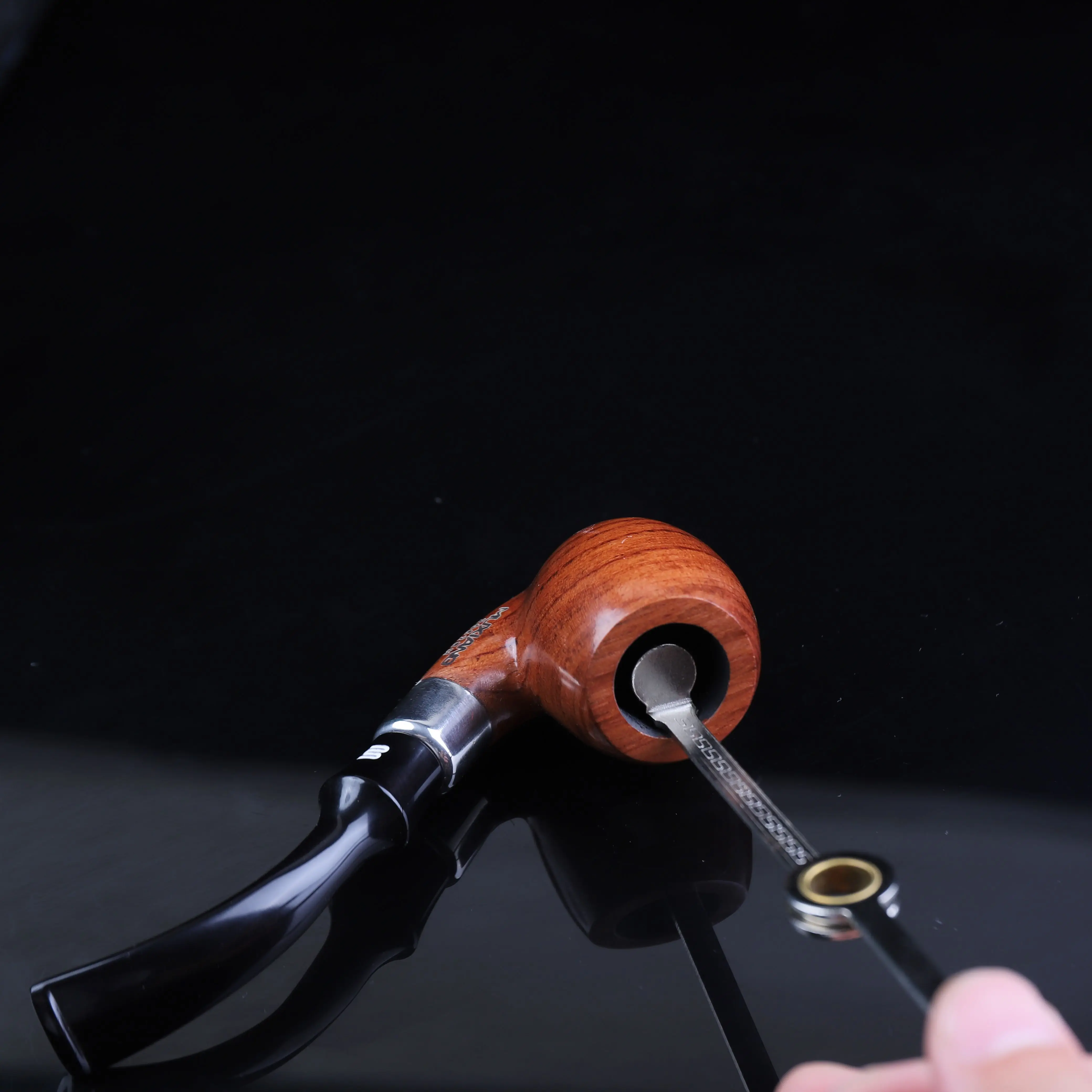 Stainless Steel Smoke Tool tobacco Knife Briar Pipe Clean Tobacco pressing rod cigarette holder needle pipe knife 3 in 1