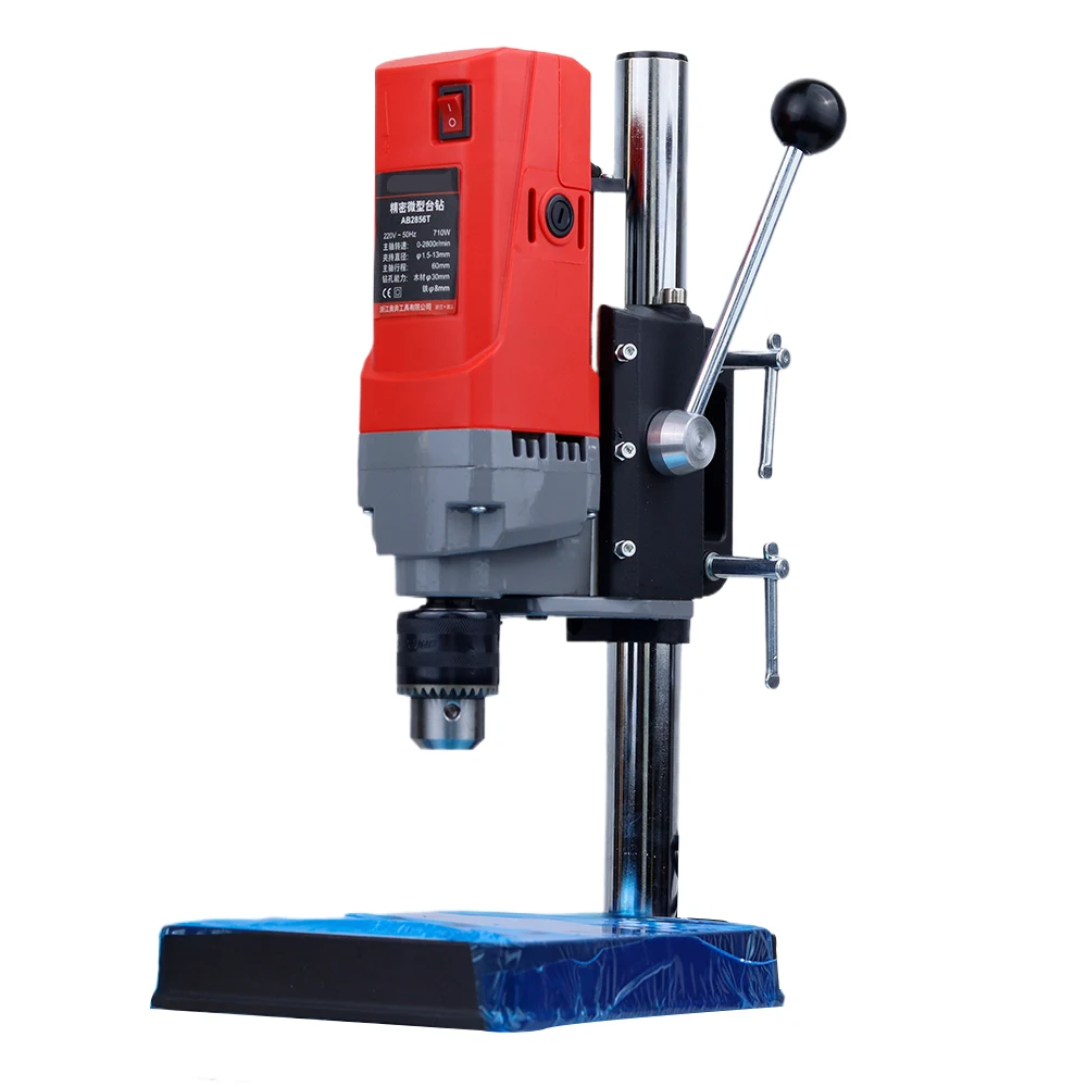AB2856T Mini Rotary Table Drilling Machine Multi-function Bench Drill Small 220v