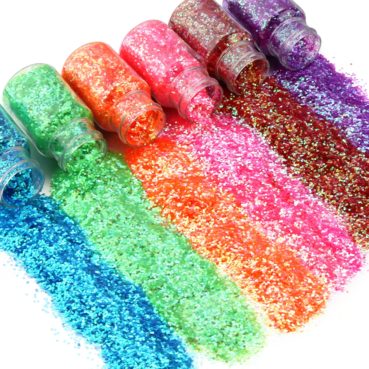 Vibrant Chunky Glitter Sprinkles for Creative DIY Nail Art and Crafts