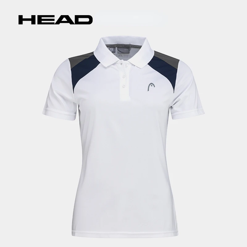 Head tennis t-shirt clothing women short sleeve CLUB 22 Tech Polo Shirt W Women sportswear fitness