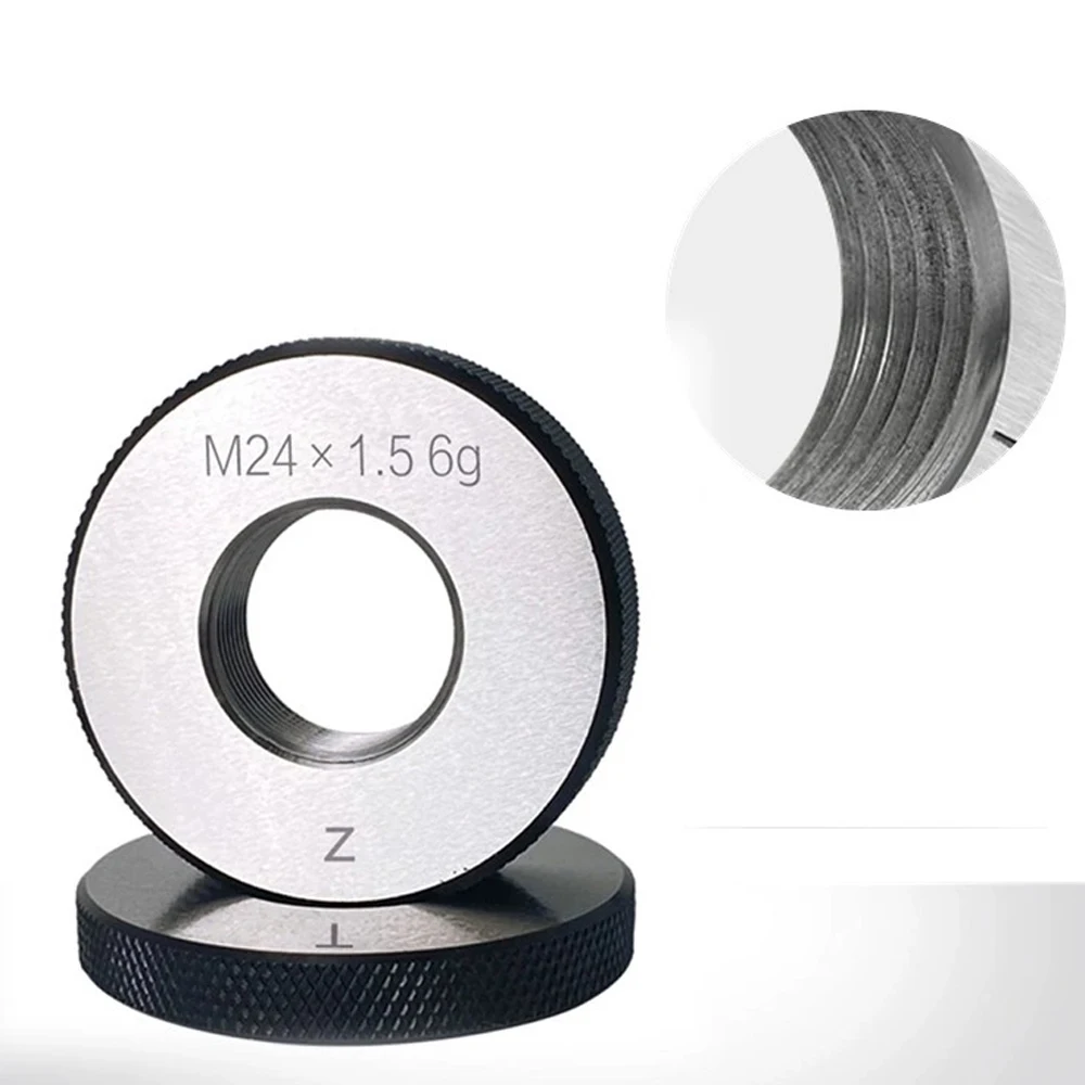 Thread ring gauge M20-M30 GO/NO GO Gage Metric Gauge 6g accuracy Precision external Screw Gage Fine,Pitch Thread Test Tool 2pcs