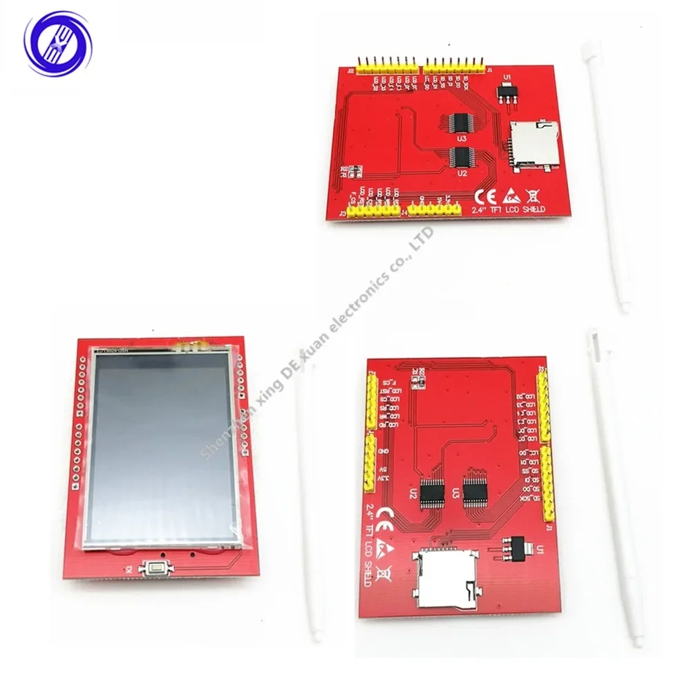 

2.4" LCD Display TFT Module 2.4 inch TFT LCD Color Screen Module 5V/3.3V PCB Adapter ILI9341 with Touch for Arduino