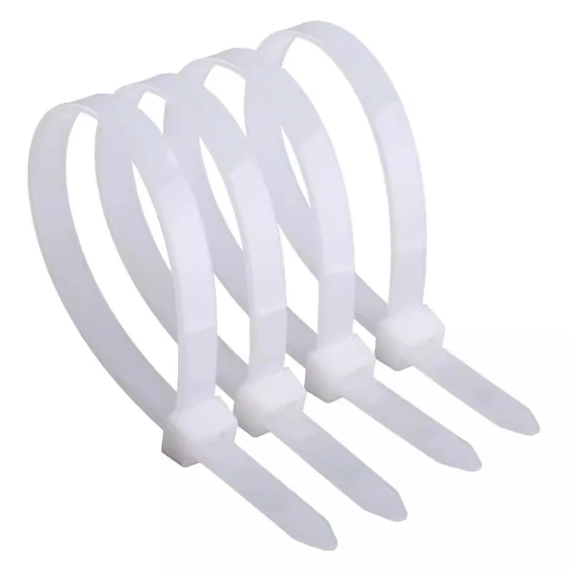 self locking plastic nylon cable tie organizador branco 03