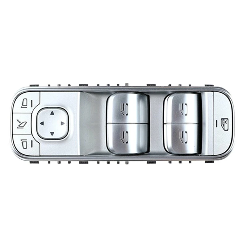 

1 PCS Power Lifter Window Switch Electric Window Switch Silver ABS For Mercedes Benz GLS GLE W167 2019 2020 2021