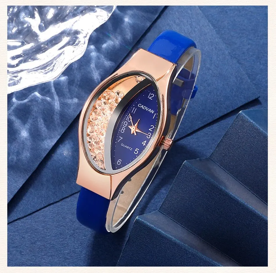 S55bb178bcc574686b108dd29fc9b936dr 6PCS Set Women Fashion Quartz Watch Female Clock Rhinestone Dial Luxury Brand Design Women Watches Simple Ladies WristWatch Mallzona