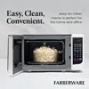 Countertop Microwave 700 Watt, Cubic Feet - With LED Lighting and Child Lock - Perfect for Apartments and Dorms - Easy to Clean 4
