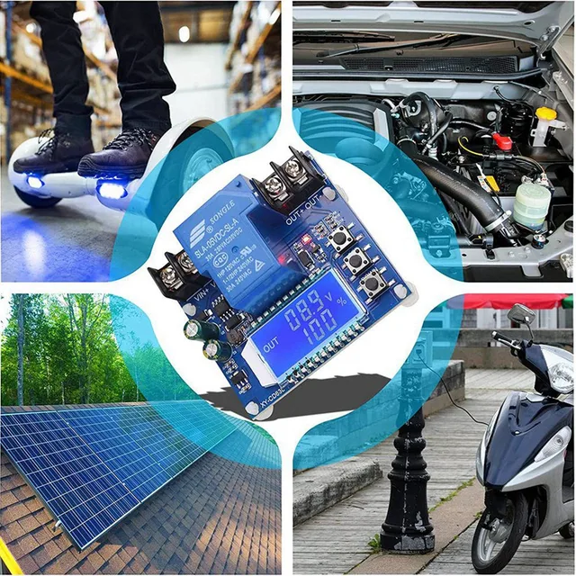 Alacsony Feszültségű Küszöb, Dc 6V-60V Feszültségvédők Leválasztó Kapcsoló Kisülési Védelmező Ólomsav-Lítium Akkumulátorhoz - Image 4