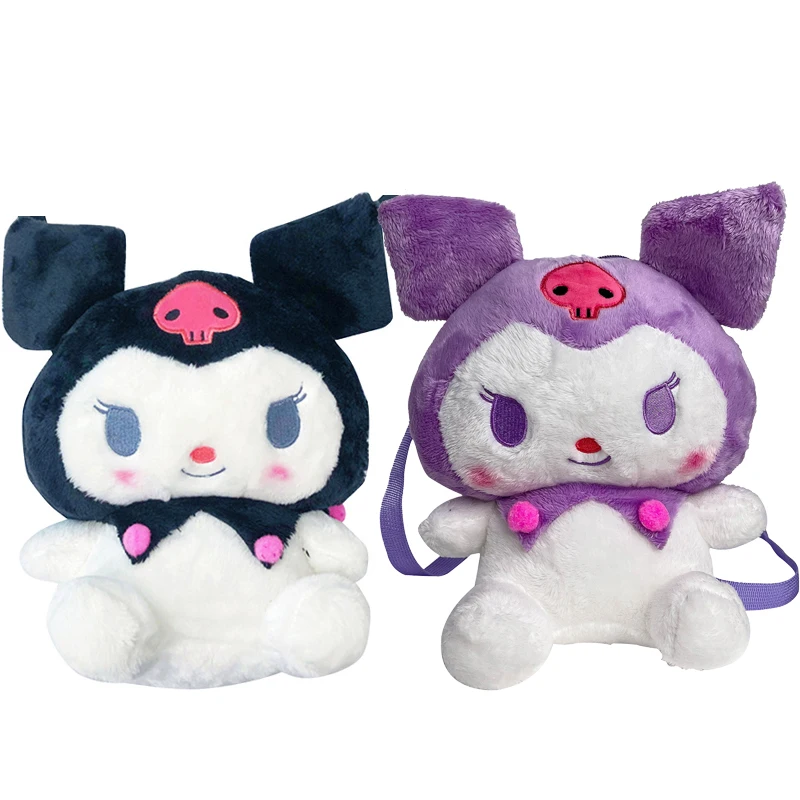 Sanriod милый аниме Kuromi My Melody Cinnamoroll мультфильм Плюшевый плюшевый рюкзак милые куклы