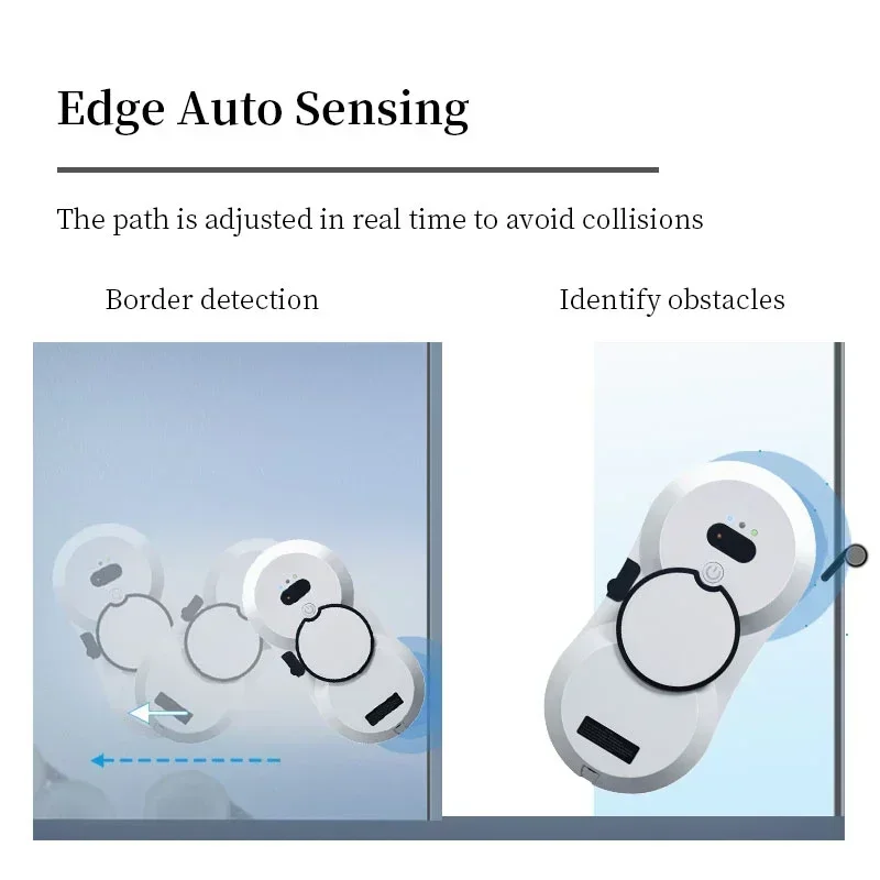 Window Cleaning Robot Large Suction Spray Electric Window Cleaning Robot anti-fall Remote Control Vacuum Cleaner 4