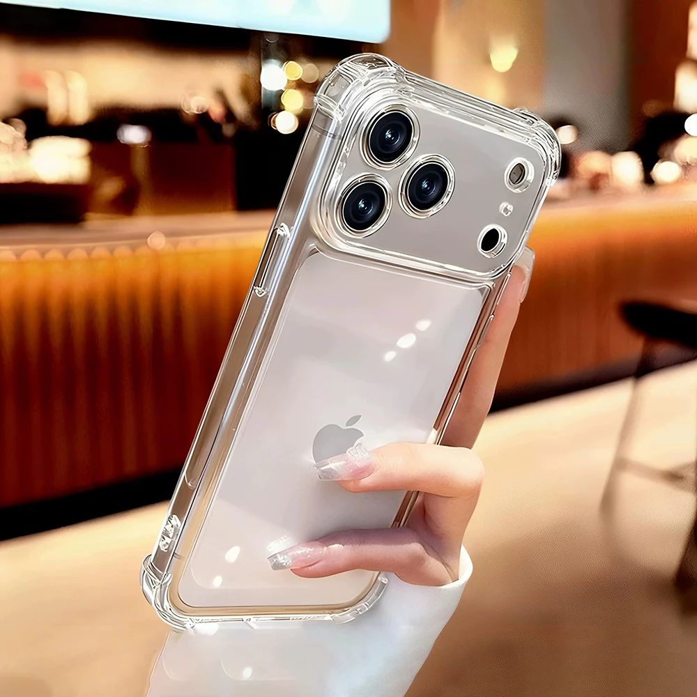 Premium Transparent Shockproof TPU Bumper Case
