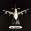 Scale 1:400 Metal Aircraft Model, Qantas A380 Airplane Diecast Plane Aeroplane Home Office Decor Mini Moto Toys for Boy 6