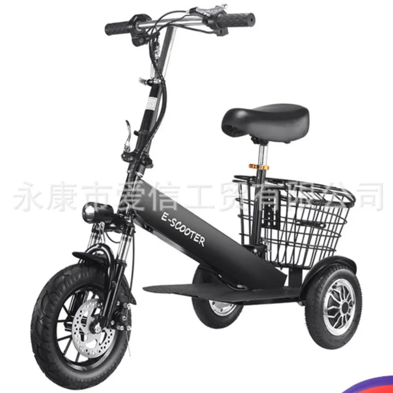Foldable Electric Tricycle Mini Adult Electric Scooter Women Elderly Mobility