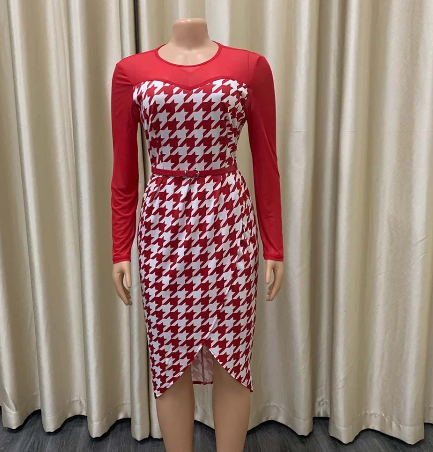 Рисунок 2 - Платье женское Сетчатое с длинным рукавом