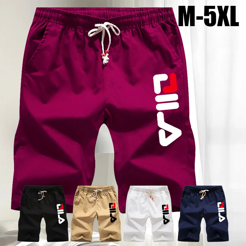 

New Men Summer Beach Board Shorts Swimming Trunks Gym Fitness Loose Shorts Male Casual Bodybuilding Quickdry Short Pants