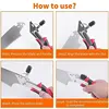 AIRAJ Pruning Saw with Scabbard Safety Sheath,52CM/20 Inch Gardening Pruning Saw,SK5 Steel Curved Blade,Safe & Secure Blade Lock 3