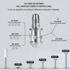 Manual Steel Mini Nail Gun Rivet Tool Pneumatic Cordless Ceiling Concrete Wall Anchor Wire Slotting Device Rivet Gun Tool Parts 5