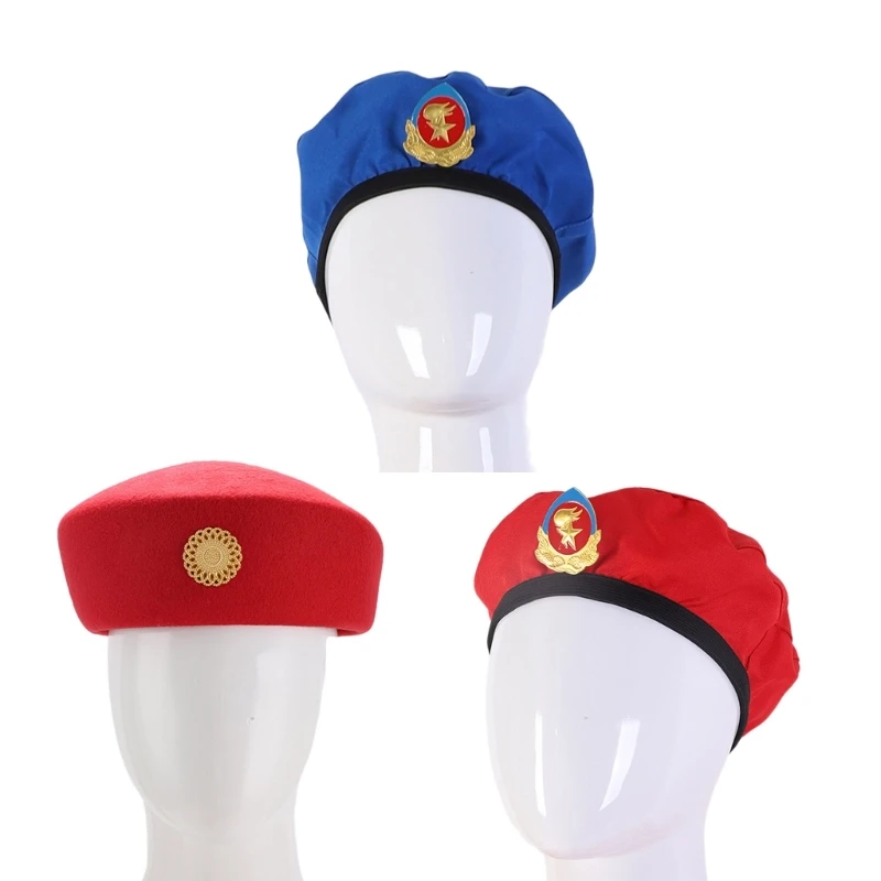 

Y166 Винтажная матросская шляпа Детская винтажная солдатская шляпа Шоу Фестивальная шляпа Выступления