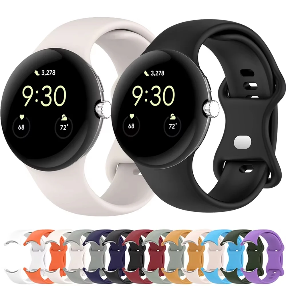 Premium Silicone Sports Strap for Google Pixel Watch – Elegant Wristband Accessory