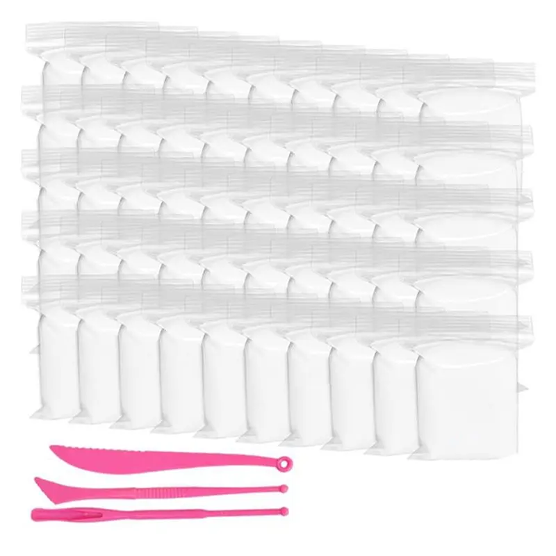 ABFU-조각 도구(3개), 50팩 화이트 에어 드라이 클레이, 1.12Lb 소프트 ..