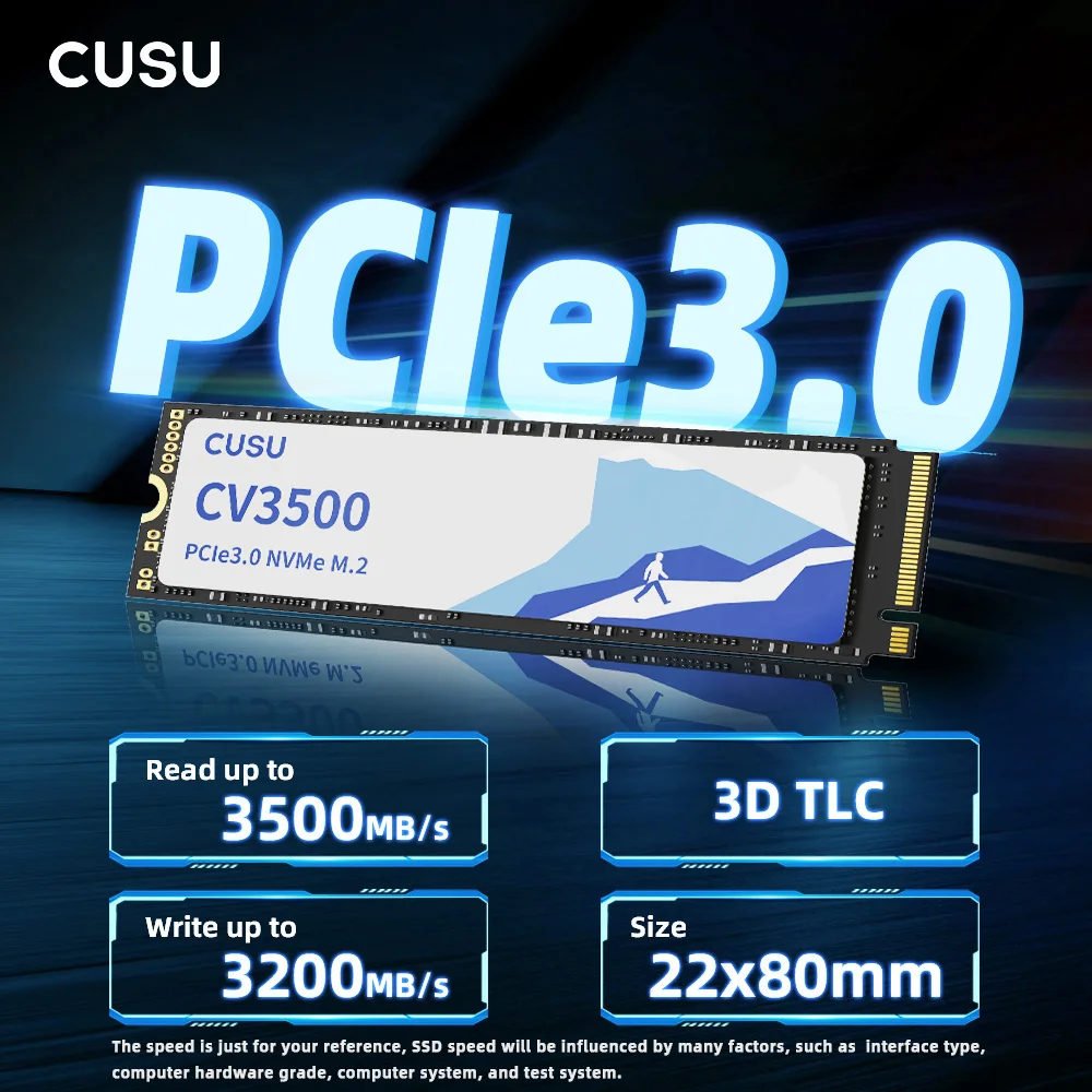 【SSD 512GB 2個セット】CUSU CV3500Q M.2 NVMe Q」はQLC？CUSU CV3500Q 512GB試用記録 | ちょうべいのThinkPad