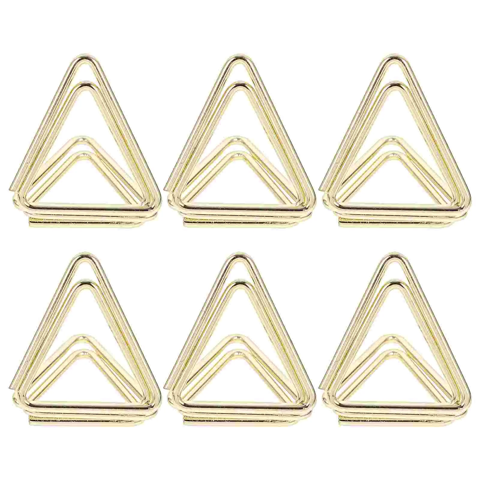 Wedding Table Number Holders Card Creative Wire Gold-plated Desktop Note Message Seat 6pcs Water Lily Rose Party Favor Clips