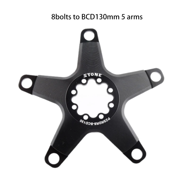 ストーン7075クランクスパイダーアームは、赤い熱、クォリティ8ボルト