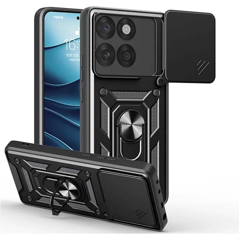 Military Grade Protective Phone Case with Sliding Camera Cover for Motorola Edge Fusion Series