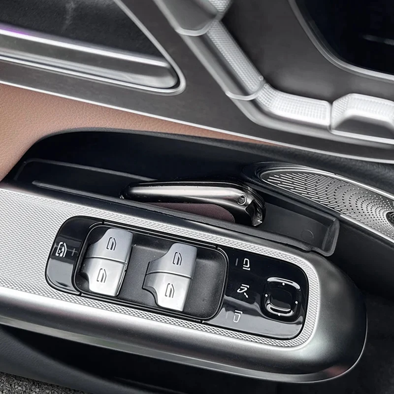 For Mercedes Benz E Class W214 Car Door Storage Box Organizer Tray Door Handle Pocket Insert