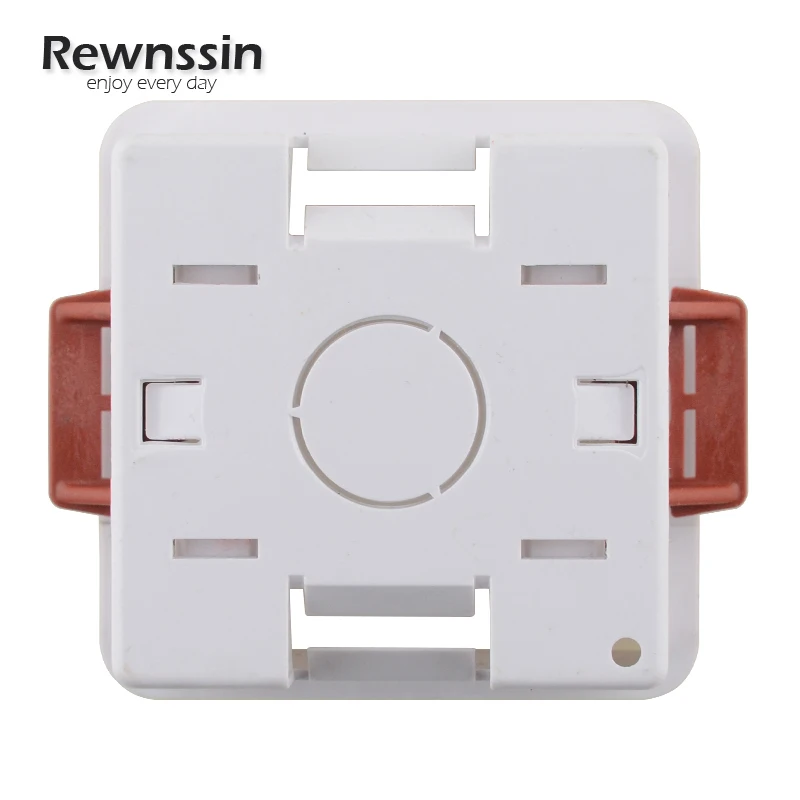 Rewnssin-caja eléctrica de revestimiento en seco de 35 / 46mm de profundidad, para paneles de yeso, placas de yeso, enchufe de pared y caja de montaje de interruptores