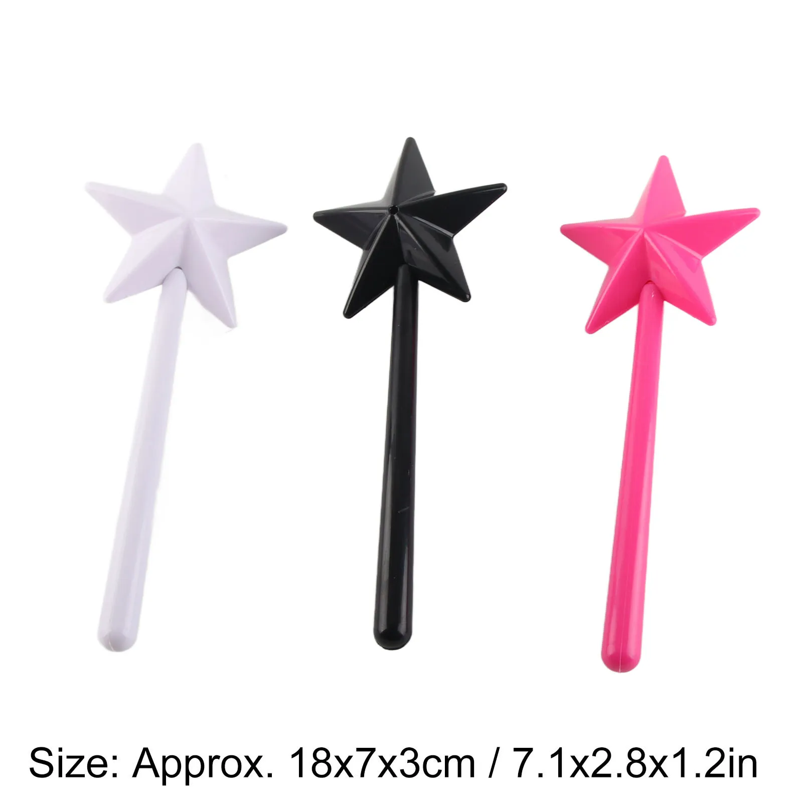 Magical Salt Pepper Shakers Star Shaped Wand Stick Refillable Seasonings Spices Dispenser 3Pcs salt shaker,salt pepper shakers