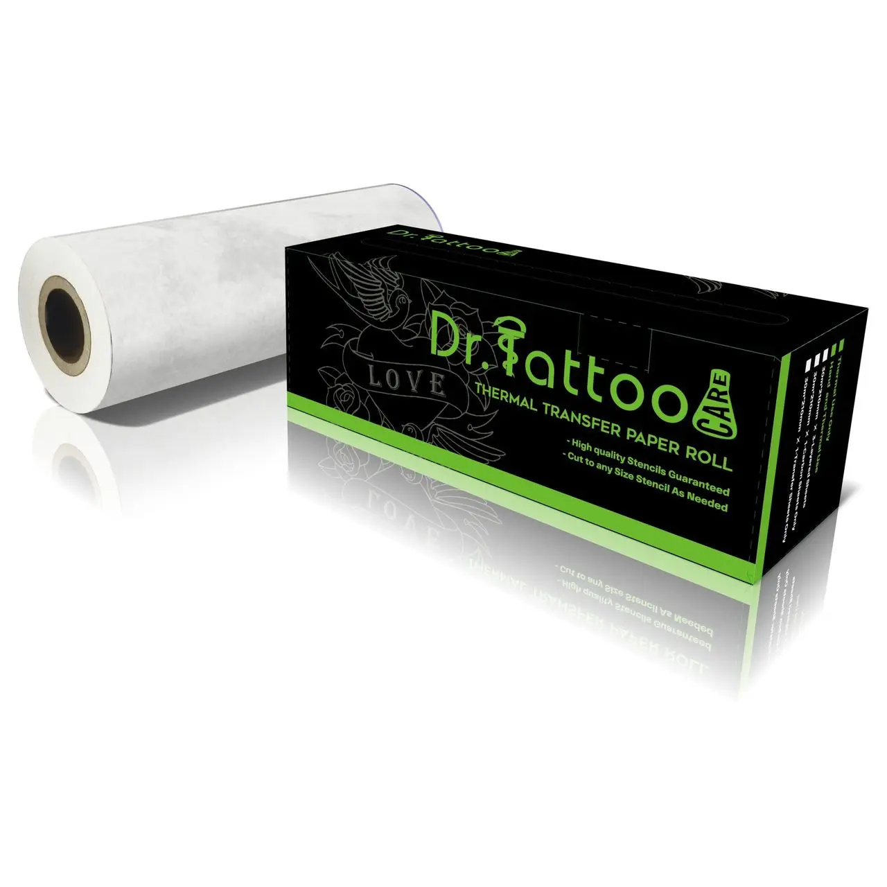 Tattoo Transfer Paper Transfer Paper Used in Transfer Machines Large Sized 30 Meters Long Roll Thermal Paper Ultra Easy Use