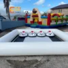 10/13/16ft Kids Inflatable Bumper Car Race Track Sport Game Air Racing Inflatable Go Kart Track Outdoor Amusement 3