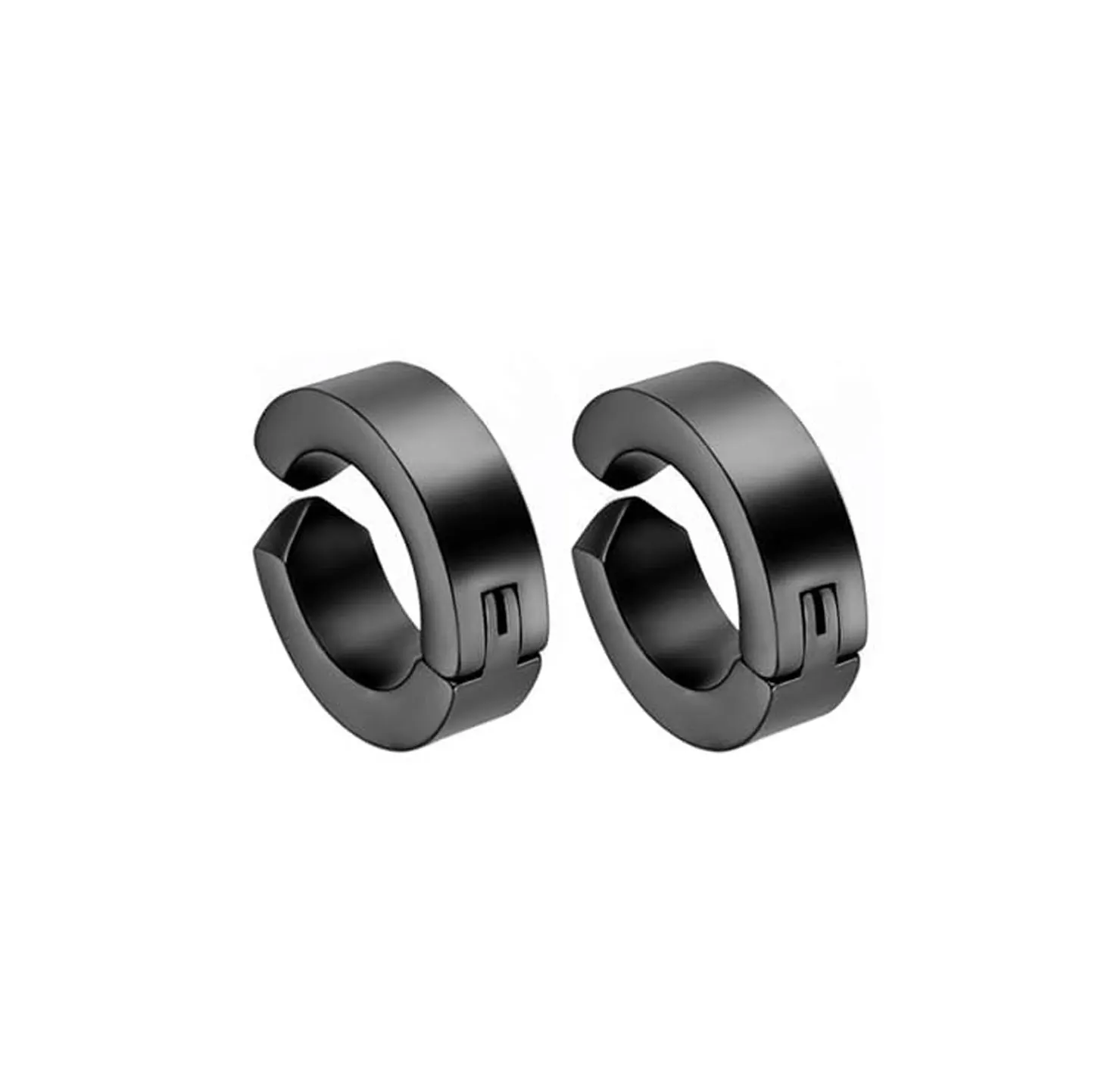 Ear Clip Punk Style 1-8-Piece Stainless Steel Ear Clip Set Chic Circle Ear Cuffs No Piercing Needed Trendy Jewelry Gift