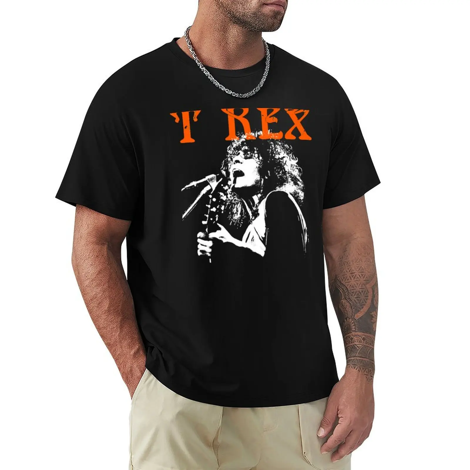 

T Rex band Racerback T-Shirt cute clothes vintage mens white t shirts