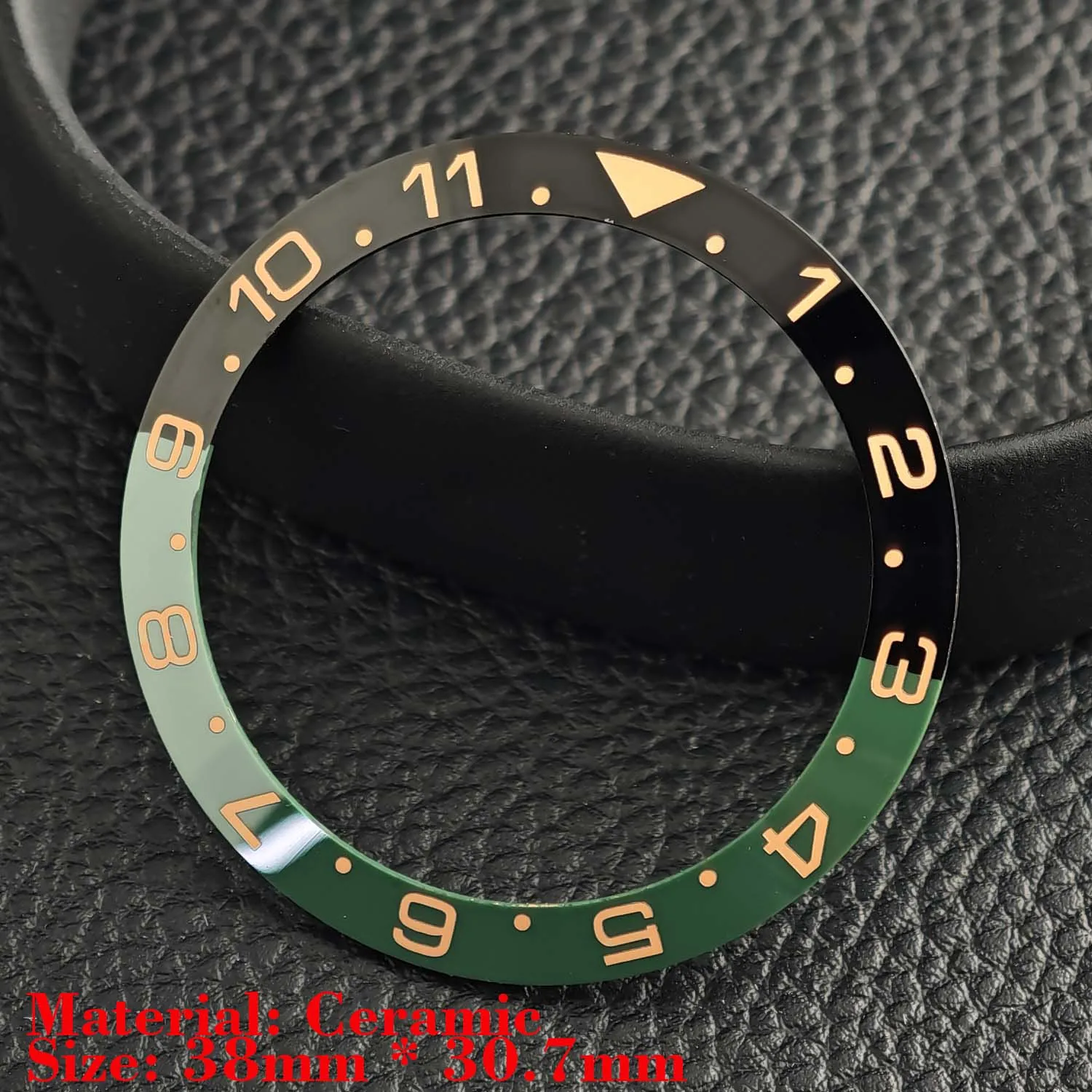 Ceramic Luminous Bezel Insert for Men's Watch - Premium Replacement Accessory