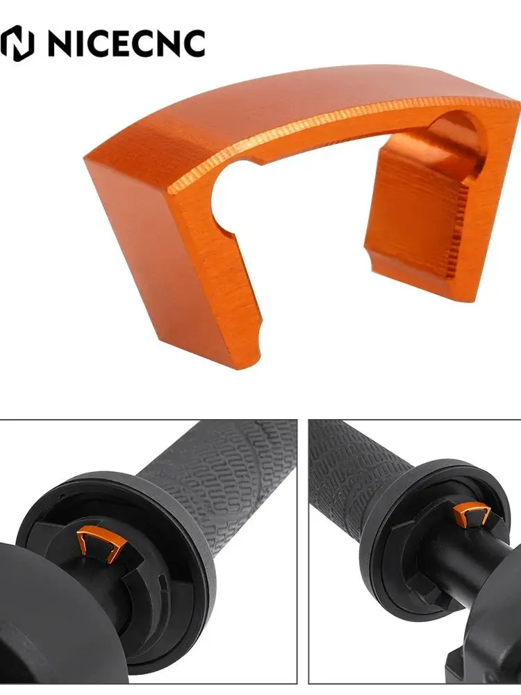 NICECNC Für KTM 790 890 Adventure/Adventure R 2004-2025 1290 Super Adventure/R/S 2017-2024 Husqvarna NORDEN 901 Gashebel-Abstandshalter – Detail 3
