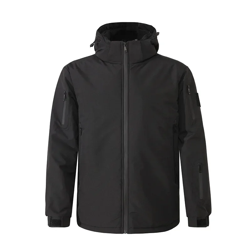 Wintersports outdoor hardshell smart graphene heating hardshell couple thermostatic electric heating USB charging outdoor jacket 2