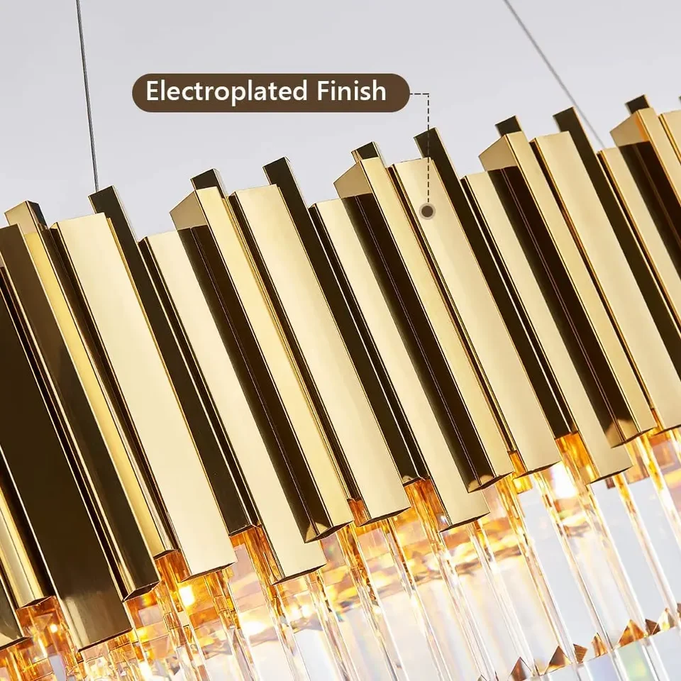 ペンダントライト ボール型シャンデリア 黄色とピンクのクリスタル