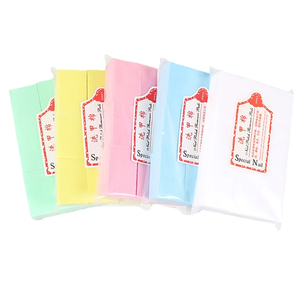 Nail Tools Bath Manicure Gel Nail Polish Remover Lint-Free Wipes Cotton Napkins for Nails nail polish remover nail gel remover nail polish remover wipes nail cotton pads disposable nail pads