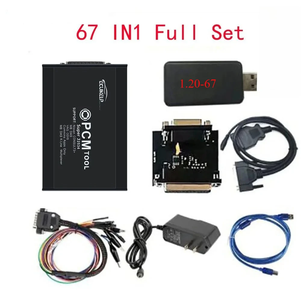 PCM Flash 67IN1 ECU Programmer OBD Bench Boot 1.21 1.20 Vehicle Diagnostic Tool Automotive Repair