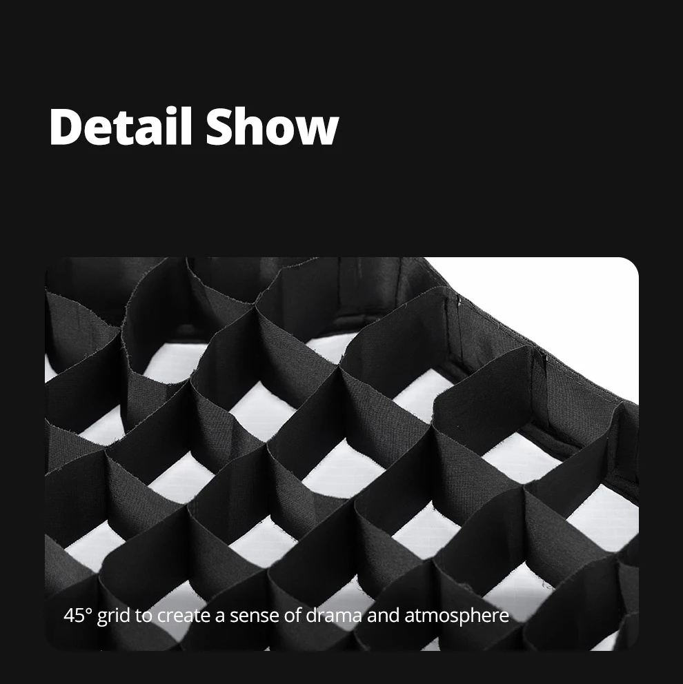 FS40/60/80 Series 40cm 60cm 80cm Softbox Honeycomb Grid（only Grid）