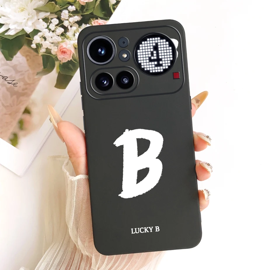 Cute Lucky Letters Fashion Cartoon Painted Cover Case