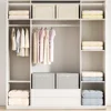 Single Window Storage Box White Large Storage Capacity Large Bearing Capacity Fabric Material Convenient Cleaning Home Supplies 5