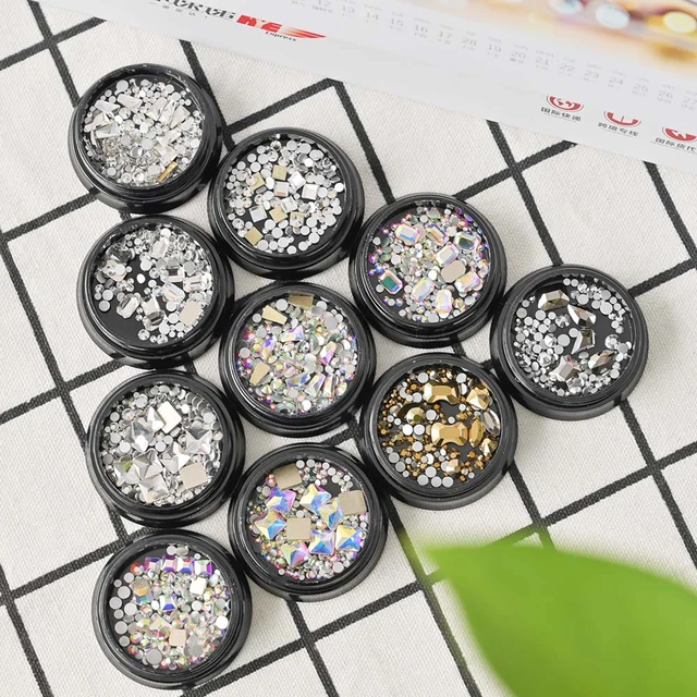 Manicure Kit Stone Teeth Horse Eye Tooth Decorative Gems Jewelry Ornaments  Crystal - AliExpress