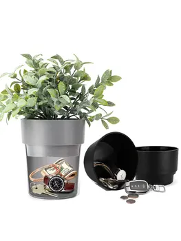 Large Flower Pot Hidden Safe Lock Box Surprise Secret Hideaway Plant Stash Hide Money, Keys, Jewlery Organizer Other Valuables 5