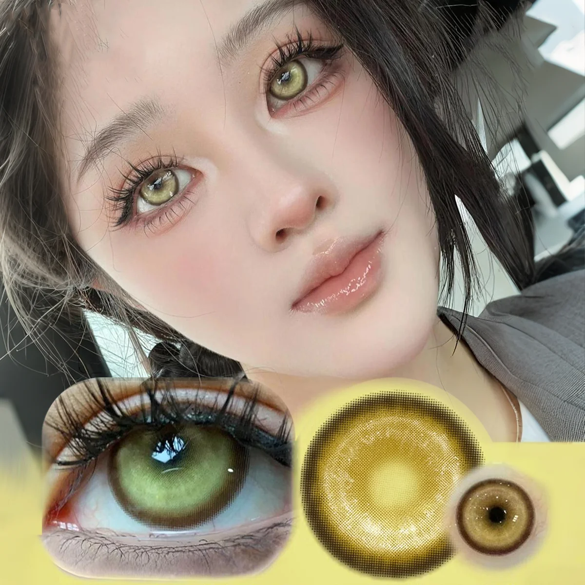 Nebula Blue Cosplay Colored Contact Lenses - Anime & Halloween Edition