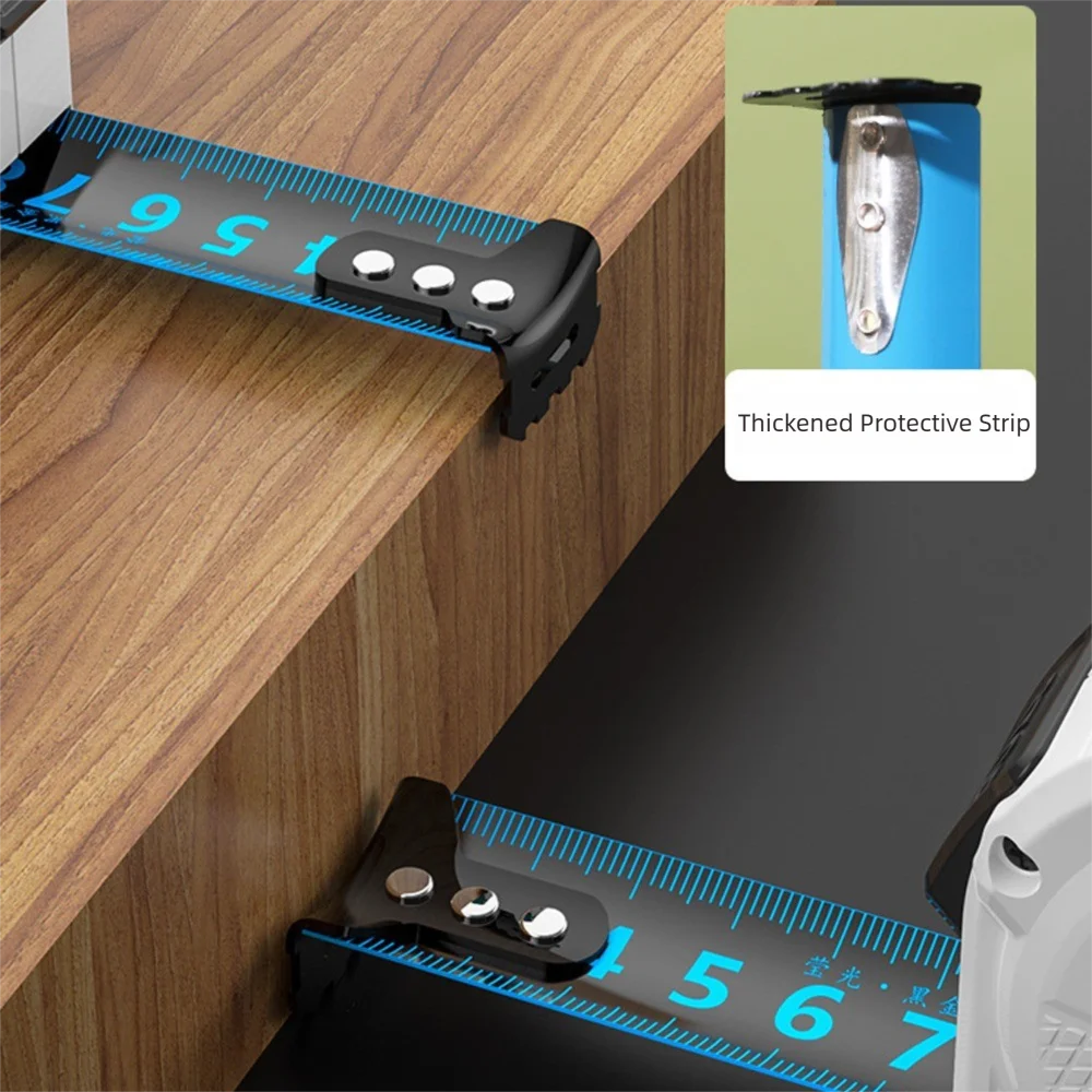 3/5/7.5/10 Meter Tape Measure Blue Light Self-locking Measuring Tape Wear-resistant Portable Measure Puller Ruler Household