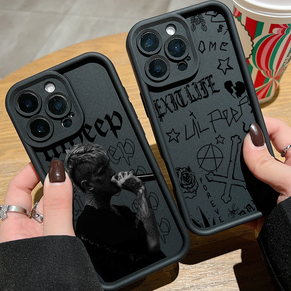 Lil Peep Hellboy Themed Phone Case - Artistic Ladder Design Cover