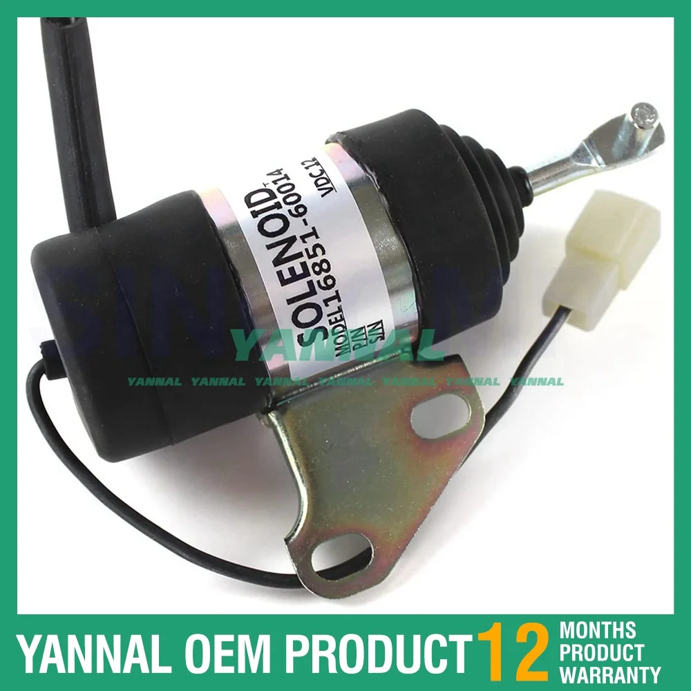 

Fuel Shut Off Solenoid 16851-60014 For Kubota BX24D BX25 BX1500D X1800D BX1830D