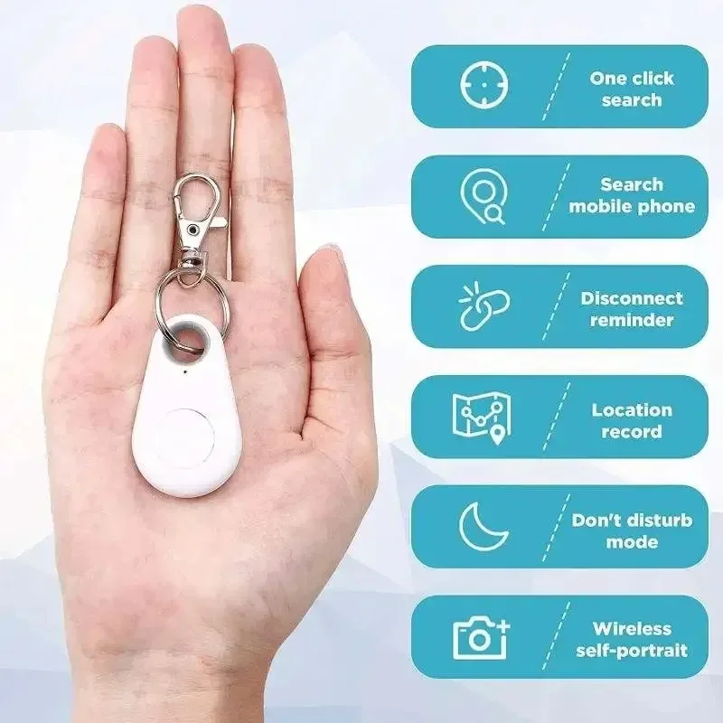 Mini GPS Tracker Bluetooth-compatible Smart Locator for AirTag Smart Anti-Lost Device Locator Localizador Gps Peque&ntilde;o Key